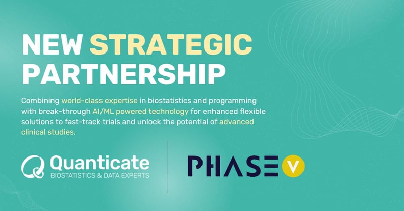Quanticate announces strategic partnership with PhaseV