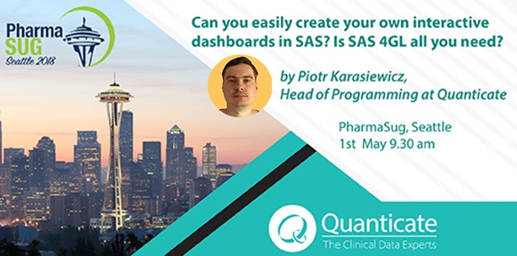 Speaker Session on Data Visualizations using SAS at PharmaSug Seattle 1st May