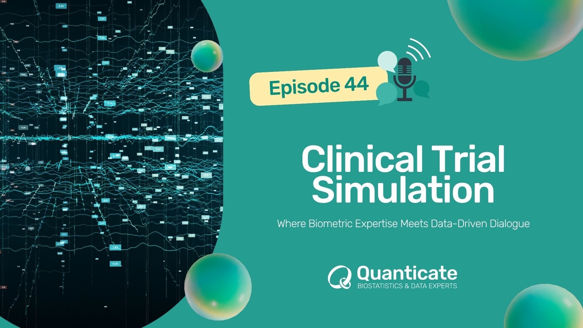 QCast Header Clinical Trial Simulation